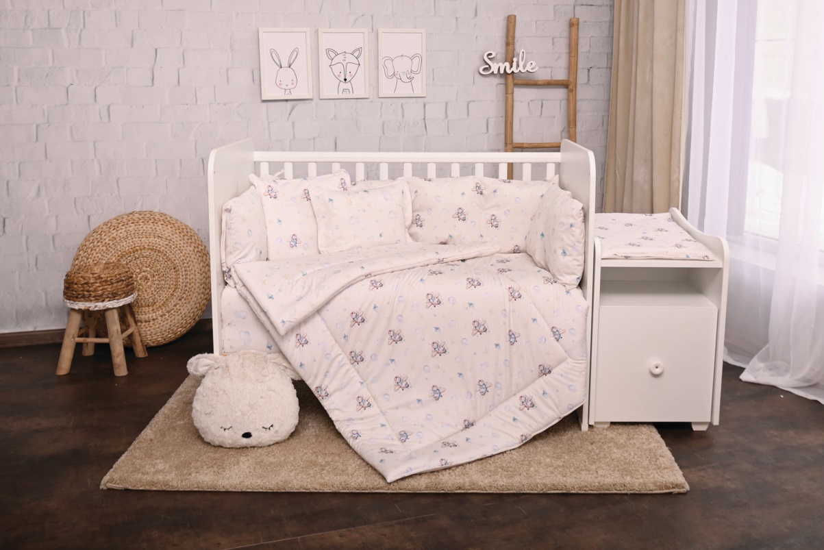 Set lenjerie pat Lorelli - Trend, Avioane albastre, ranforce