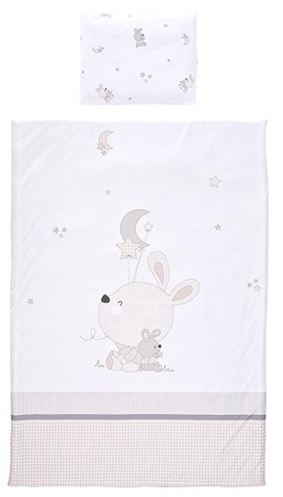 Set de dormitor din 3 piese Lorelli - Little Rabbits, gri
