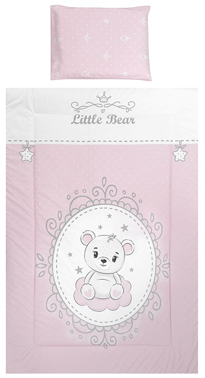 Set dormitor cu 5 piese Lorelli - Cosy, roz