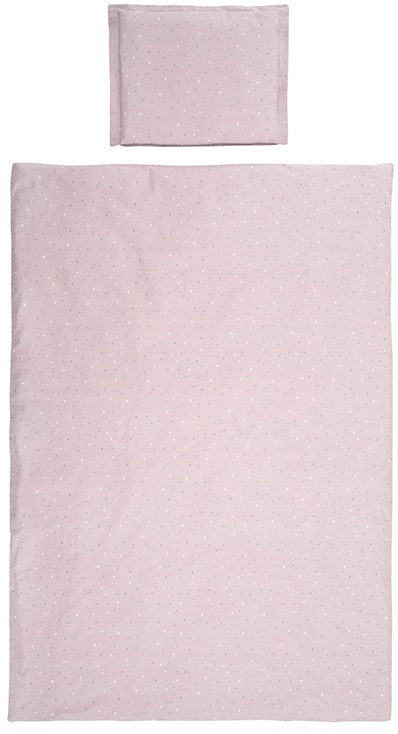 Set dormitor cu 5 piese Lorelli - Cosy, cer roz