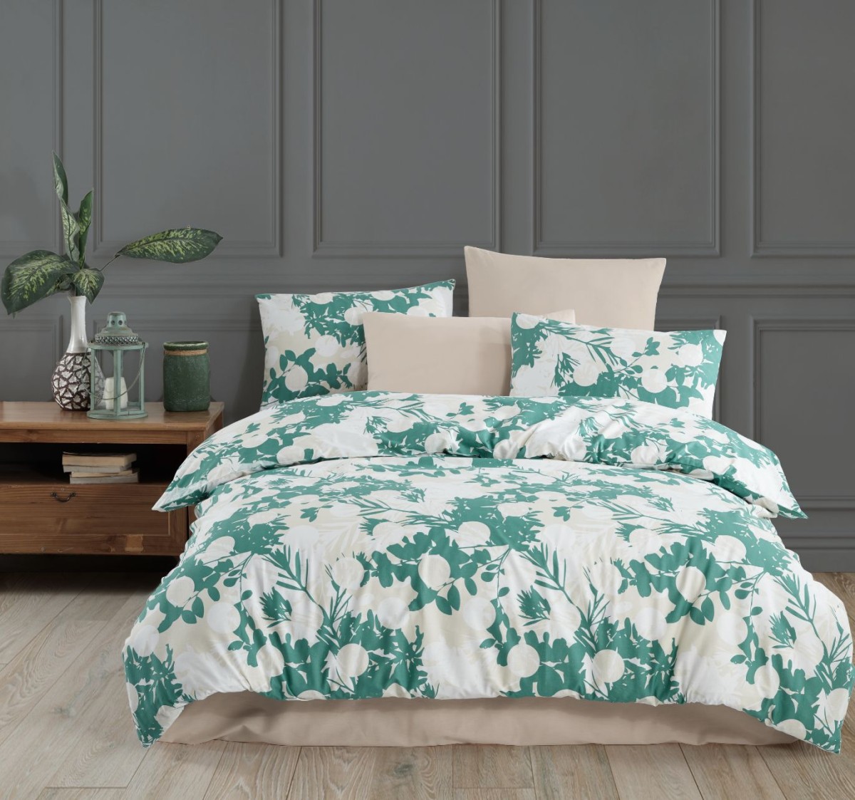Set pentru dormitor Rakla - Relia, 5 piese, 100% bumbac ranforce