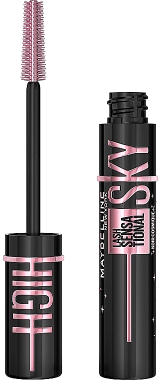 Maybelline Lash Sensational Rimel pentru gene voluminoase și lungi Sky High, Cosmic Black, 7.2 ml