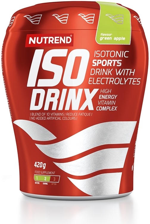 Isodrinx, pudra, 420 g, măr verde, Nutrend