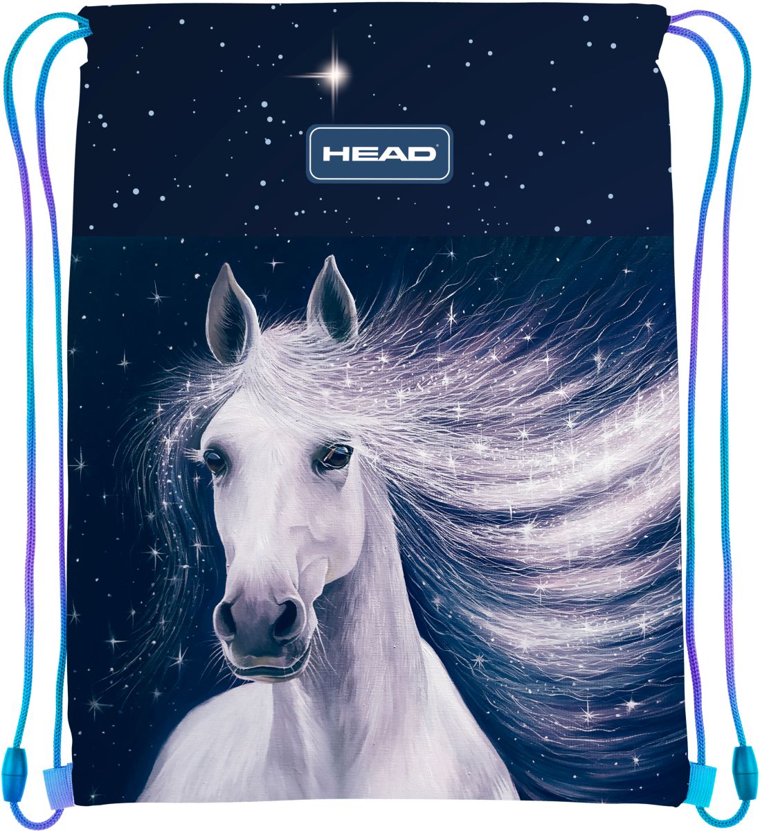 Geantă sport Astra Head - Unicorn galactic, cu legături