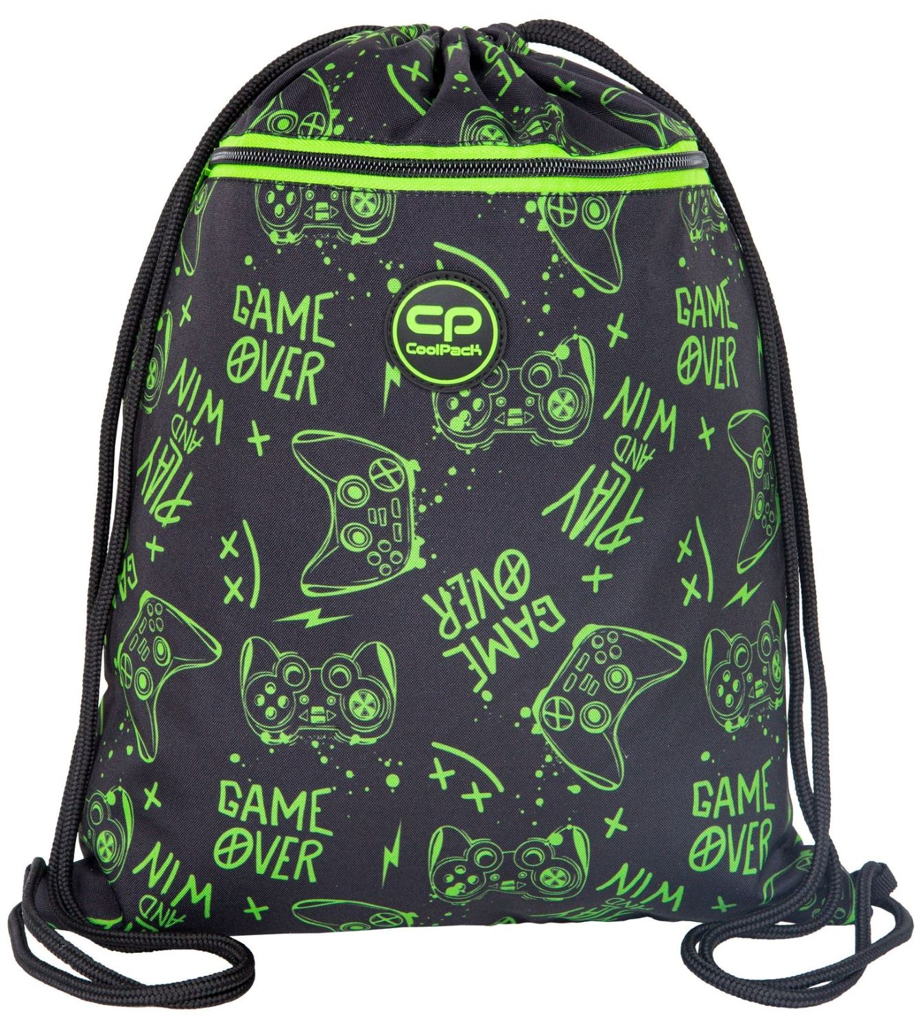 Geantă de sport Cool Pack Game Night - Vert, pentru băiat