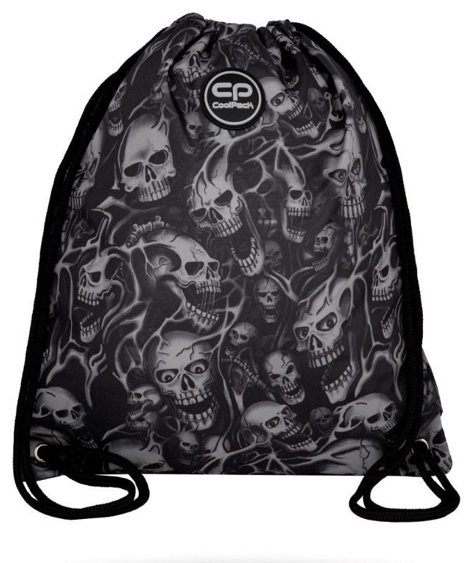 Rucsac cu cordon Cool Pack Skulls - Sprint, pentru un băiat