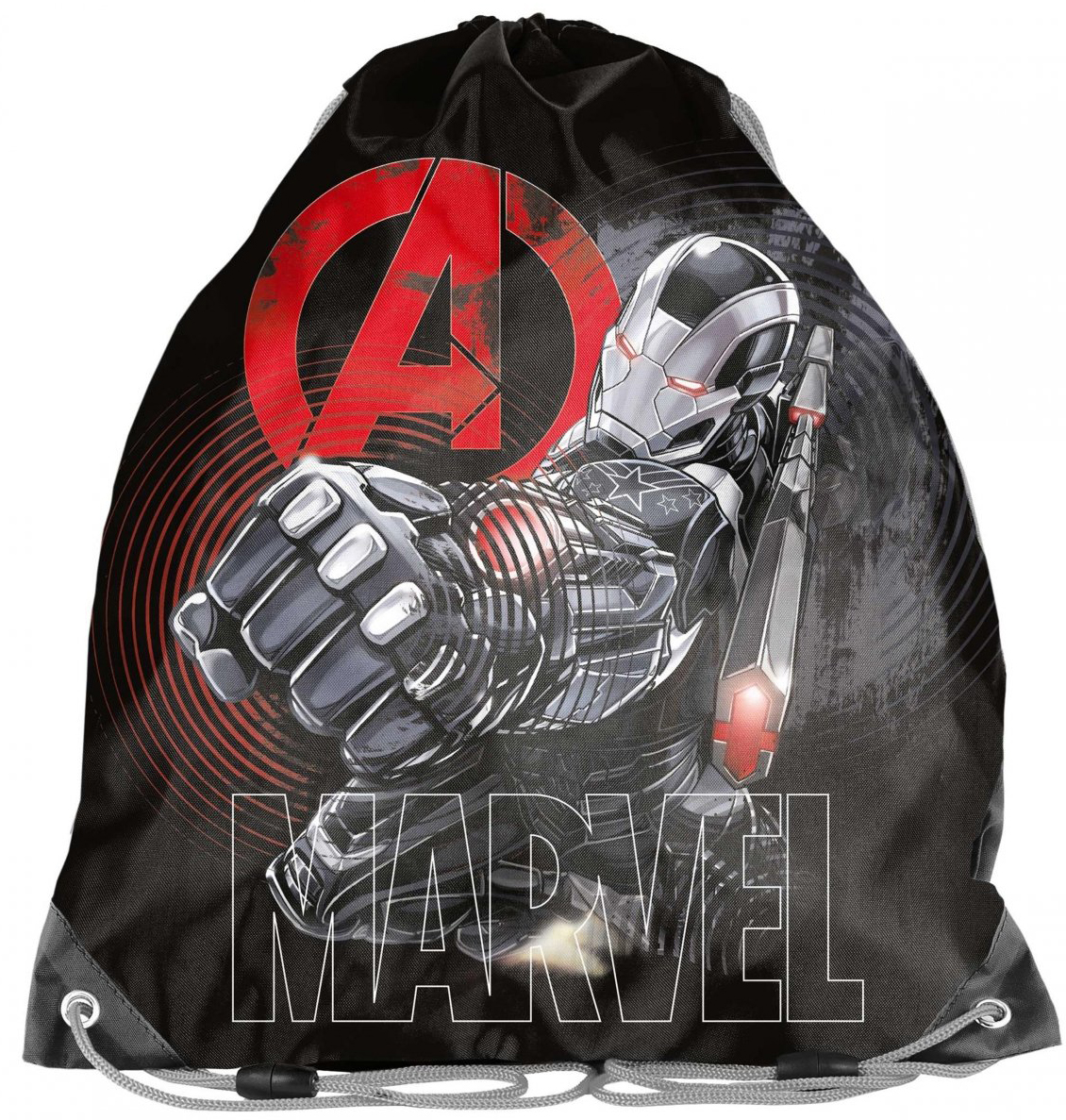 Sac de sport Paso Iron Man - negru