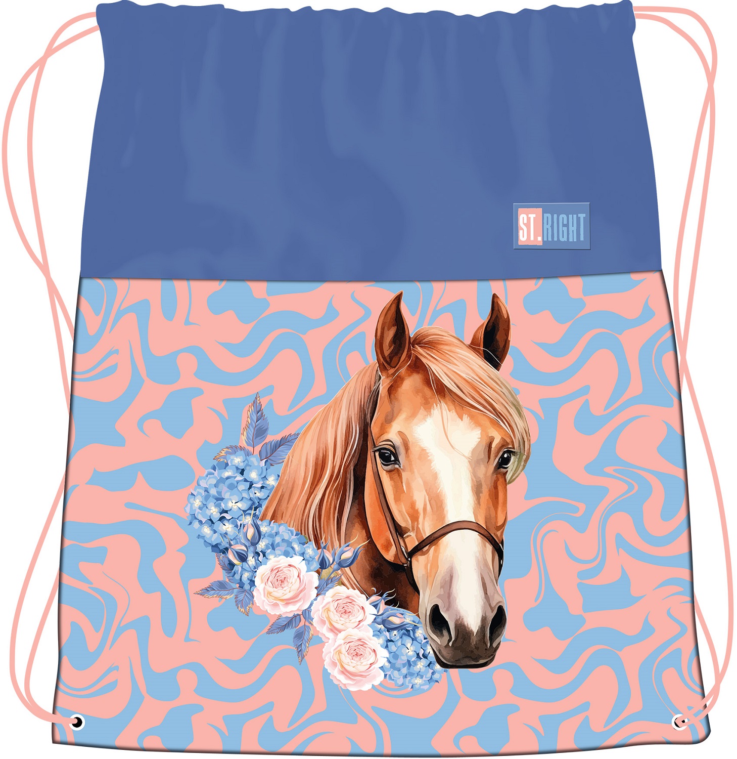 Geantă de sport St. Right Romantic Horse - cu siret
