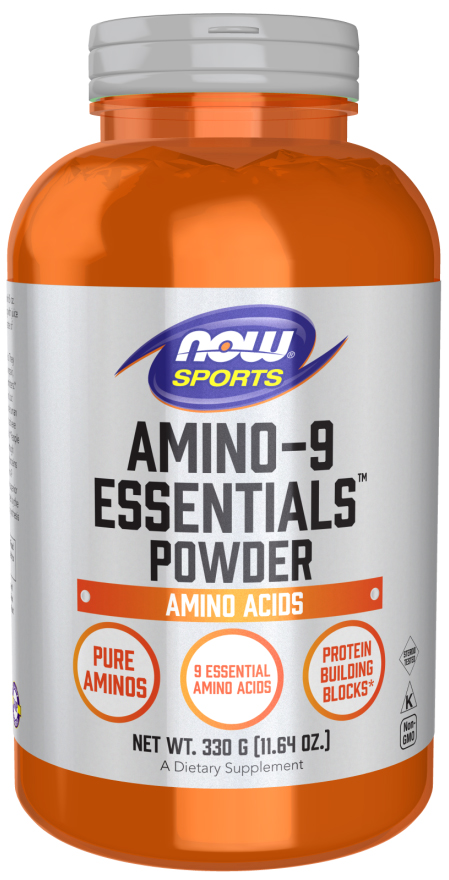 Sports Amino-9 Essentials Powder, 330 g, Now