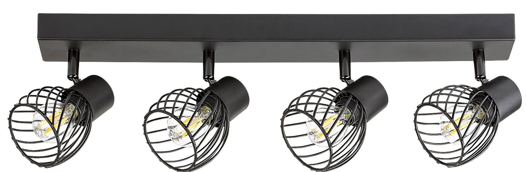 Spot Rabalux - Aberama 73004, IP20, E14, 4 x 10W, 230V negru