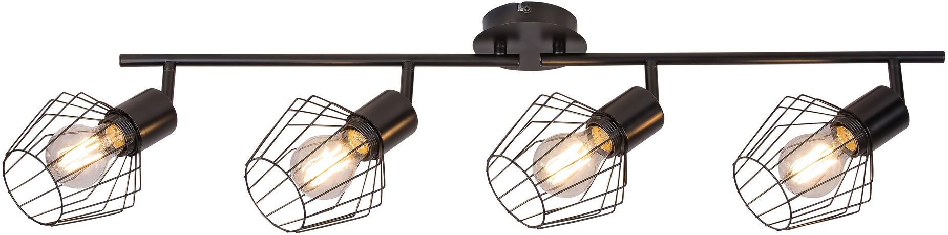 Spot Rabalux - Belano 3537, IP20, E27, 4 x 40W, negru