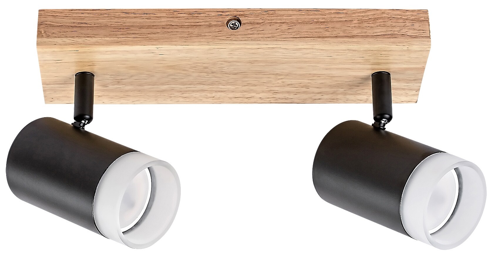 Spot Rabalux - Toras 73122, IP20, GU10, 2 x 5W, 230V, negru si stejar