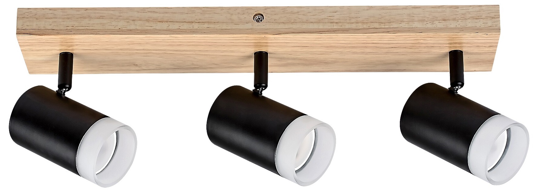 Spot Rabalux - Toras 73123 , IP20, GU10, 3 x 5W, 230V, negru si stejar