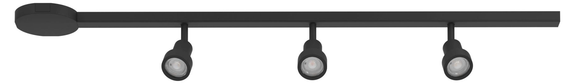 Spot sistem Eglo - Easyt, 3x GU10, 102 cm, negru
