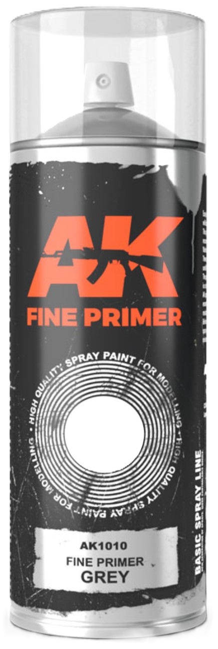Spray AK Interactive - Fine Primer Grey (AK1010) (400 ml)