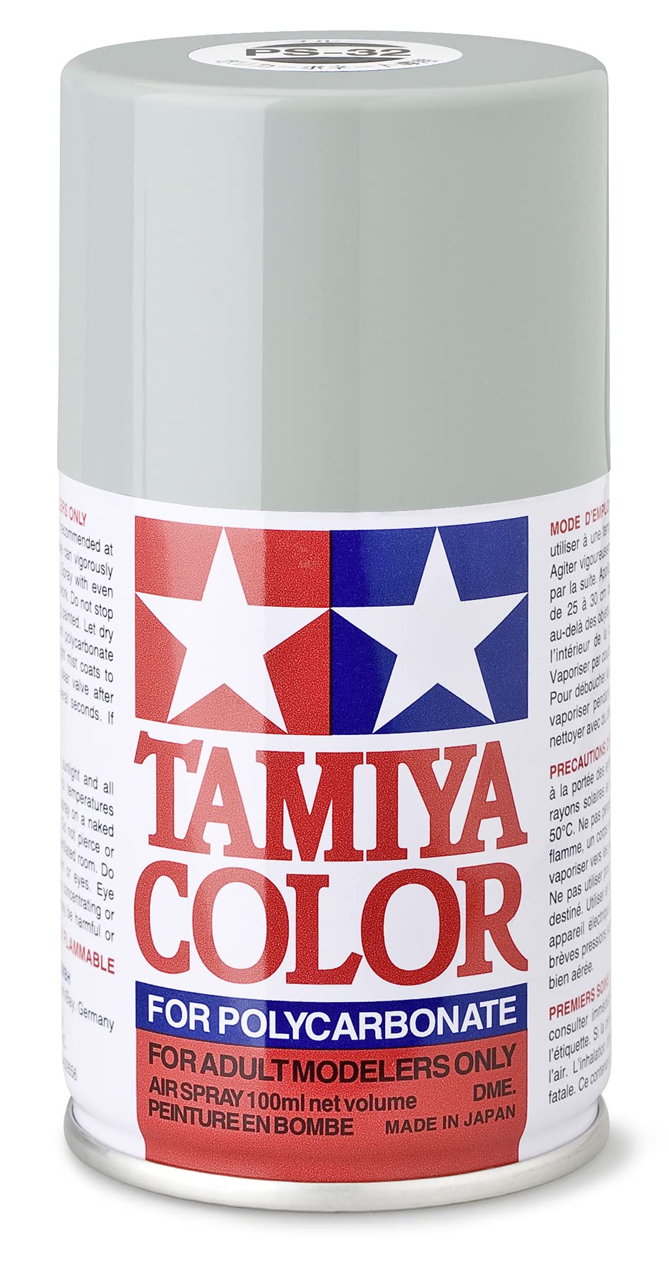 Vopsea spray  Tamiya pentru suprafete transparente din policarbonat  - PS-32 Corsa Gray (100 ml) (TAM86032)