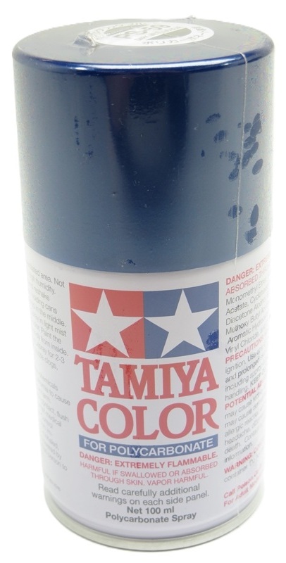 Vopsea spray  Tamiya pentru suprafete transparente din policarbonat  - PS-59 Metallic Blue (100 ml) (TAM86059)