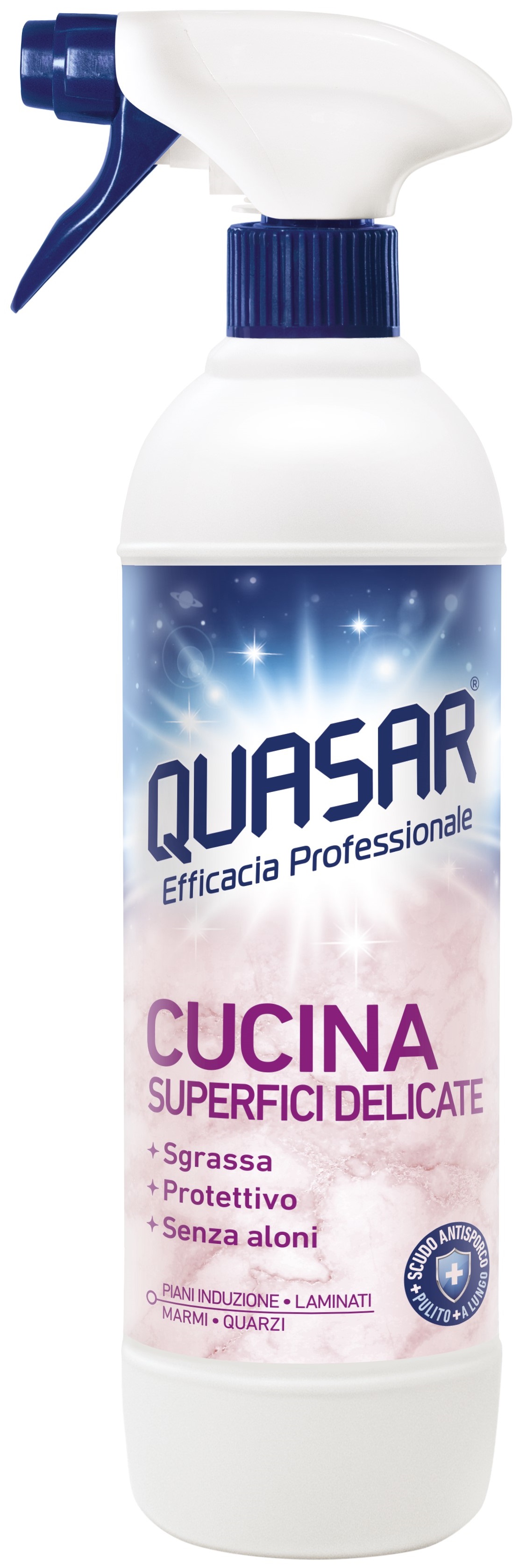 Spray de curățare a bucătăriei cu degresant  Quasar - Cucina, 580 ml