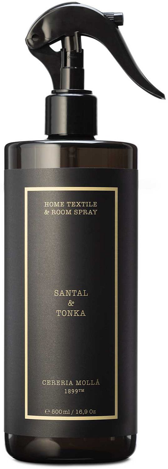 Spray textil  Cereria Molla - Santal &amp; Tonka, 500 ml