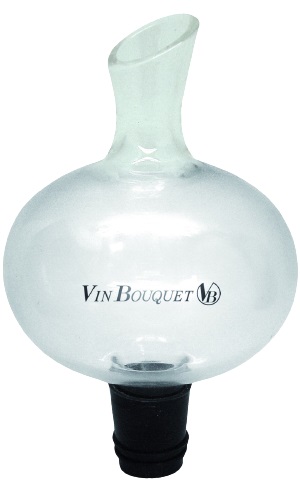 Mini decantor din sticla Vin Bouquet - 2 în 1