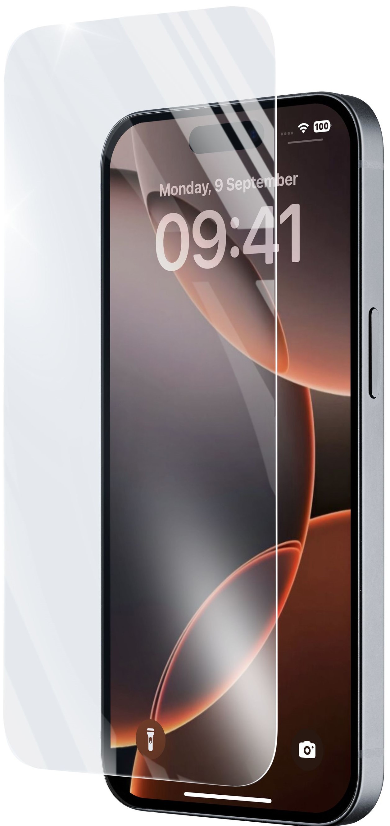 Protector de sticlă Cellularline - Impact Glass, iPhone 16 Pro