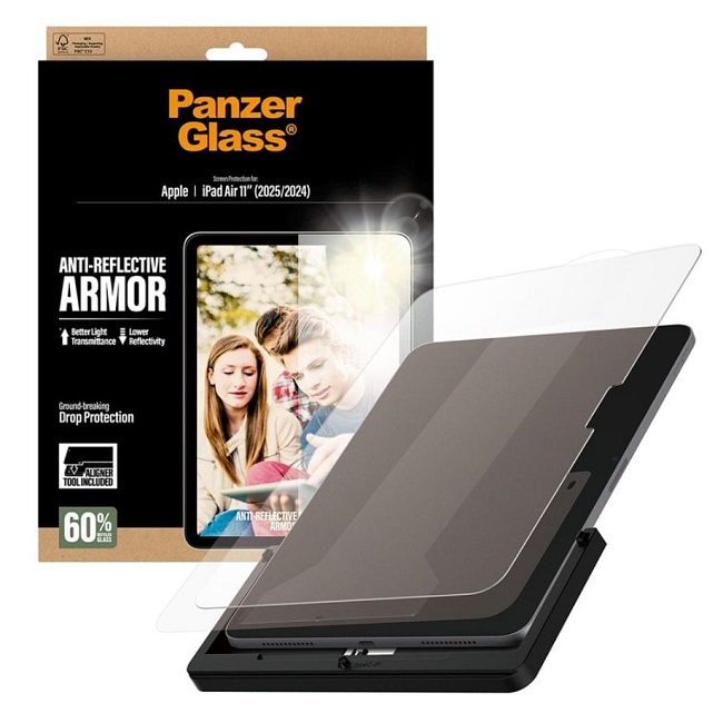Protector de sticlă  PanzerGlass - Anti-Reflective, iPad Air 11, transparent