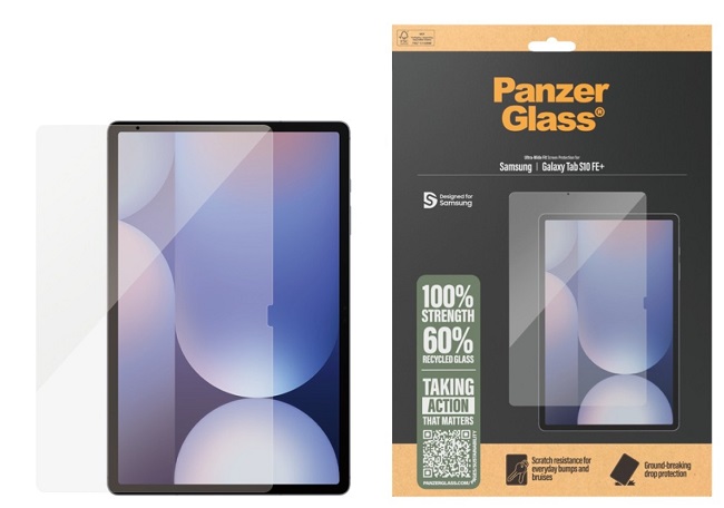 Protector de sticlă PanzerGlass - CaseFriendly, Galaxy Tab S10 FE Plus, transparent
