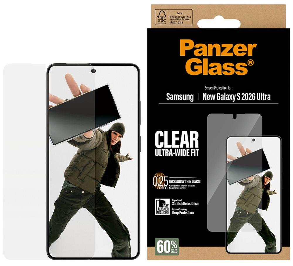 Protector de sticlă  PanzerGlass – UWF w. EasyAligner, Galaxy S26 Ultra