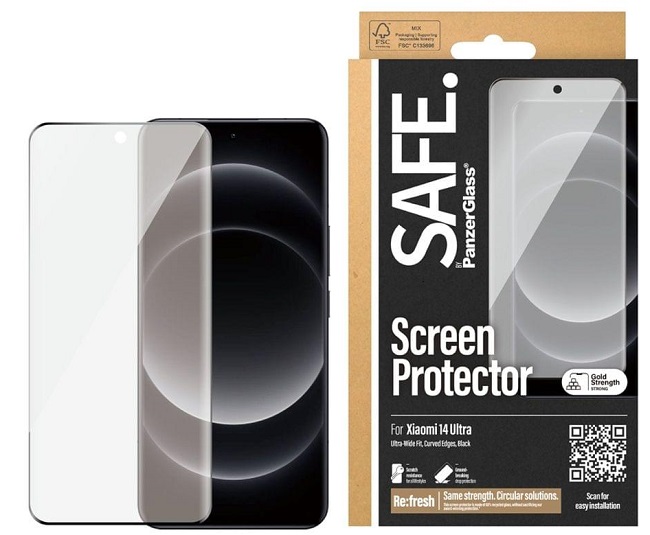 Protector de sticlă  SAFE - Ultra Wide Fit, Redmi 14 Ultra, transparent