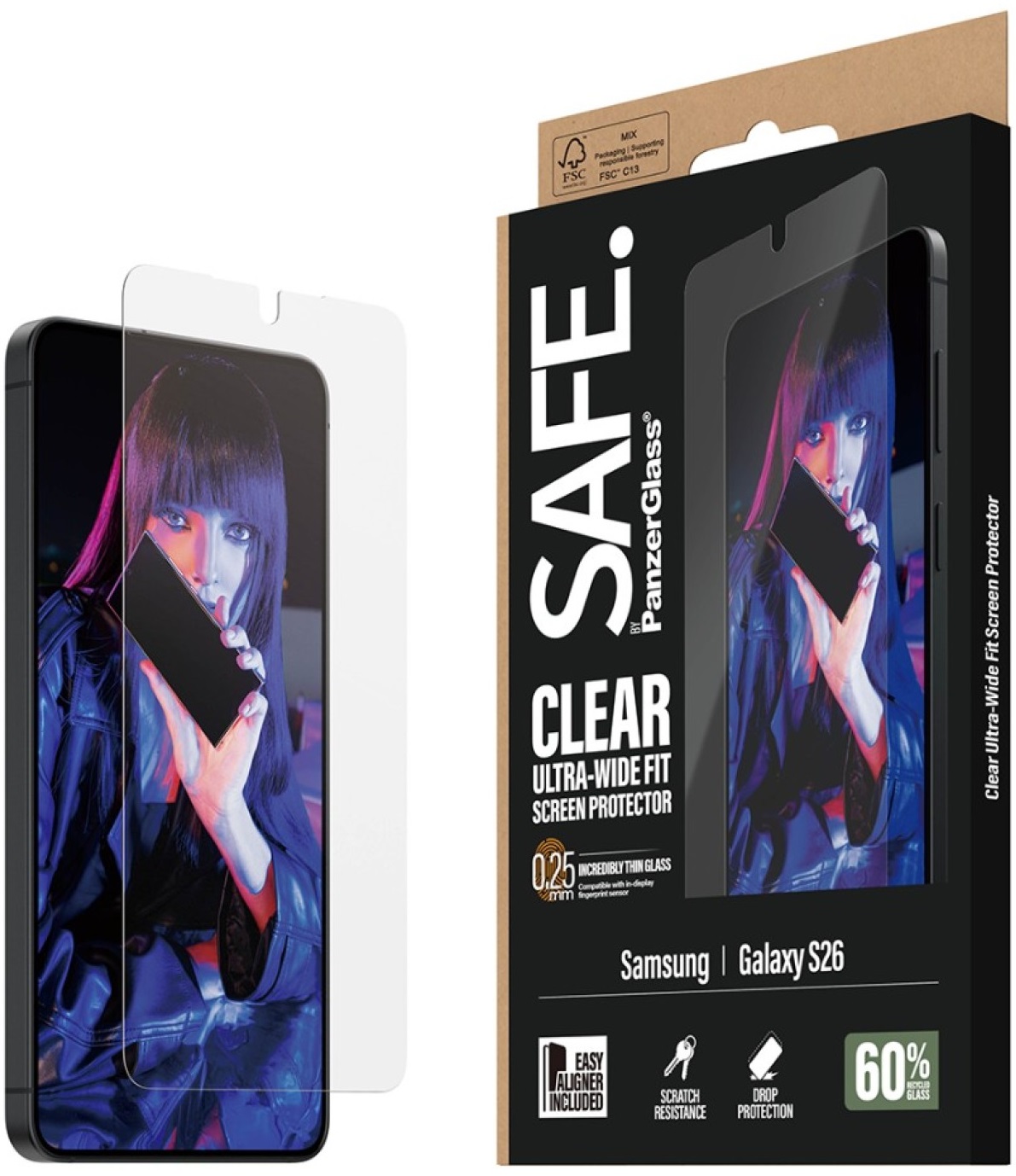 Protector de sticlă  SAFE – UWF w. EasyAligner, Galaxy S26