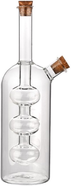 Sticlă de sticlă pentru ulei și oțet 2 în 1 Estia - 350 ml