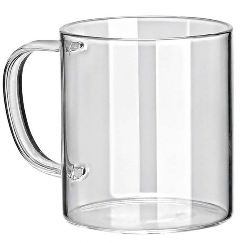Cană de sticlă cu mâner Estia - 250 ml