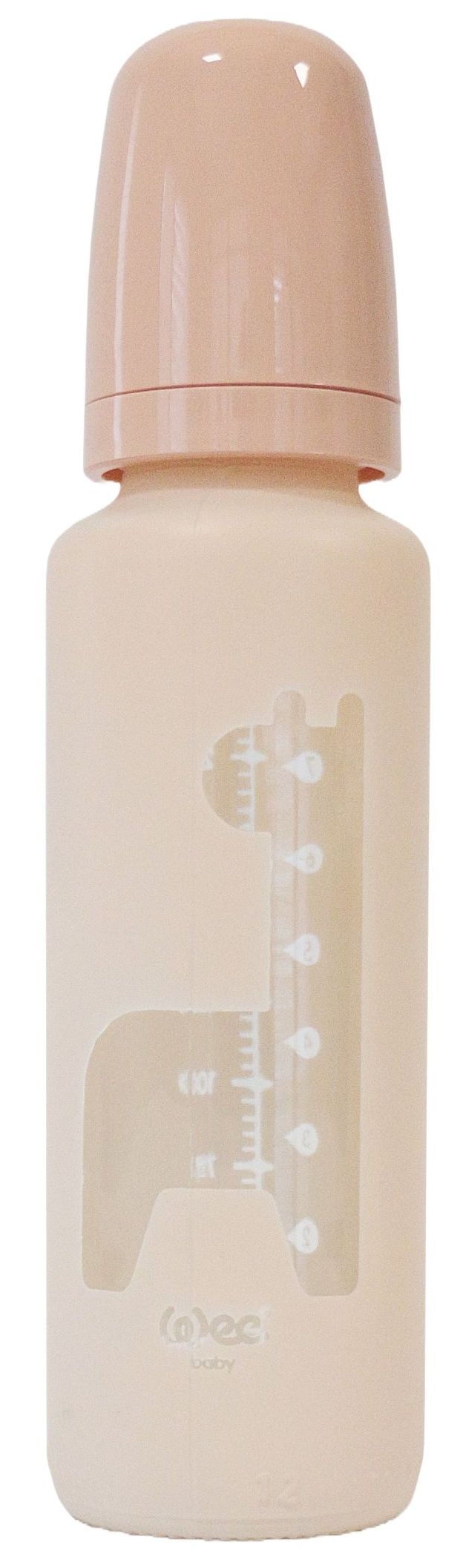 Biberon din sticlă Wee Baby Classic - 250 ml, roz