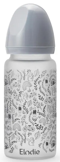 Biberon de sticlă Elodie - Monkey Sunrise, 270 ml