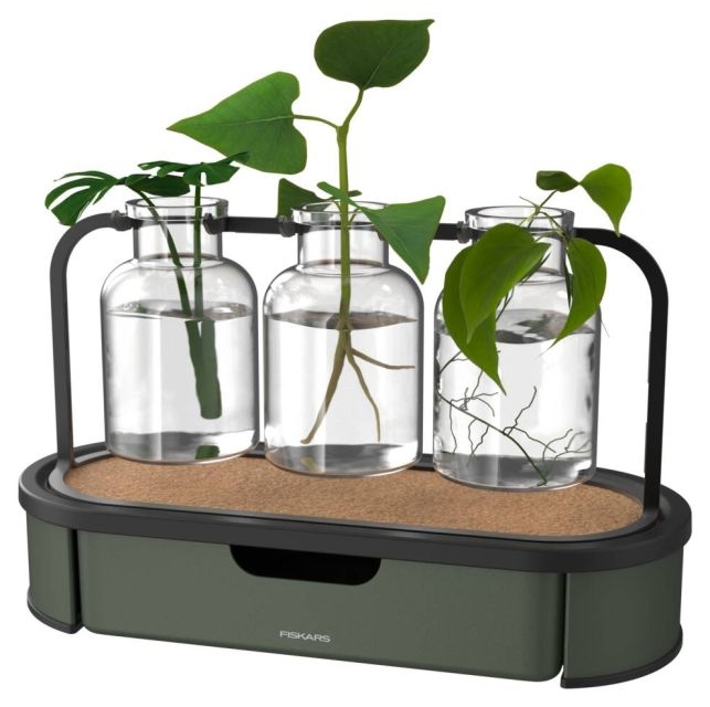 Stație pentru înrădăcinarea plantelor Fiskars - Urban, 4 piese