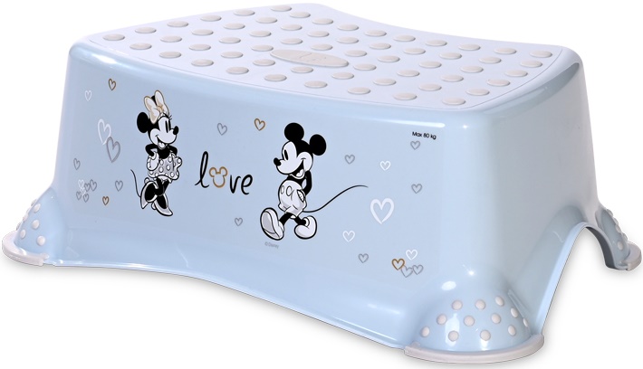 Treapta pentru baie Lorelli -  Mickey Love, albastru deschis
