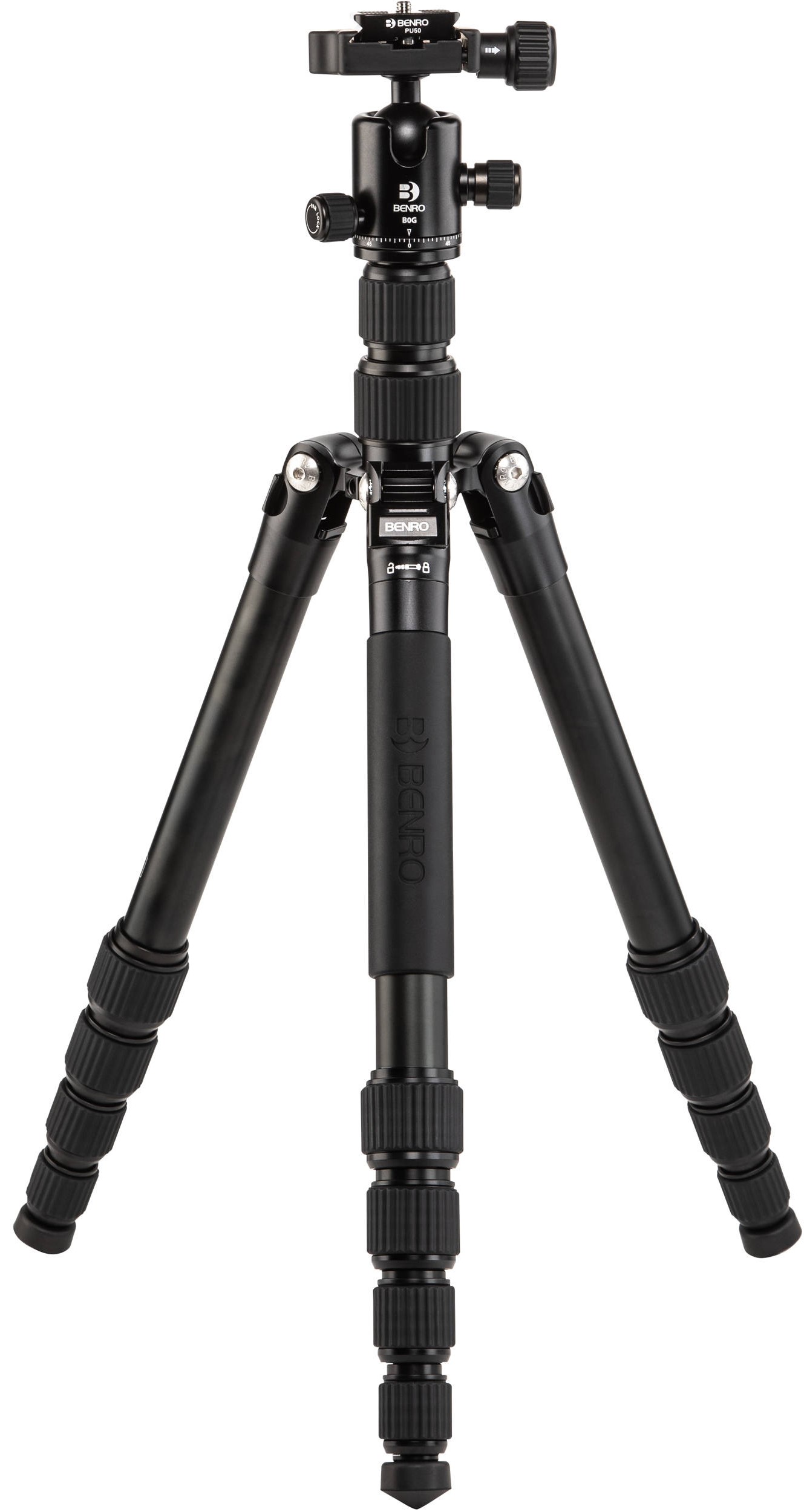 Stativ Benro - FTR19AB0GBLK + Head, 36-150 cm, negru