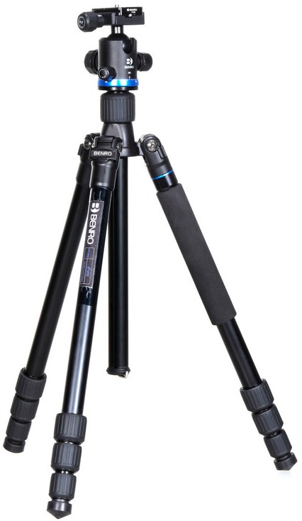 Trepied Benro - iFoto L AL + IB0, 46-166.8 cm, negru