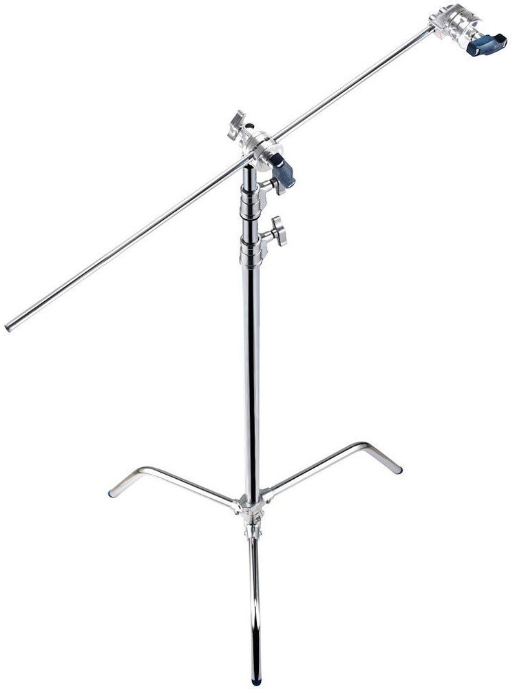 Trepied Manfrotto Avenger C-STAND KIT 33 - cu coloană fixă, spadă și cap de prindere – cromat