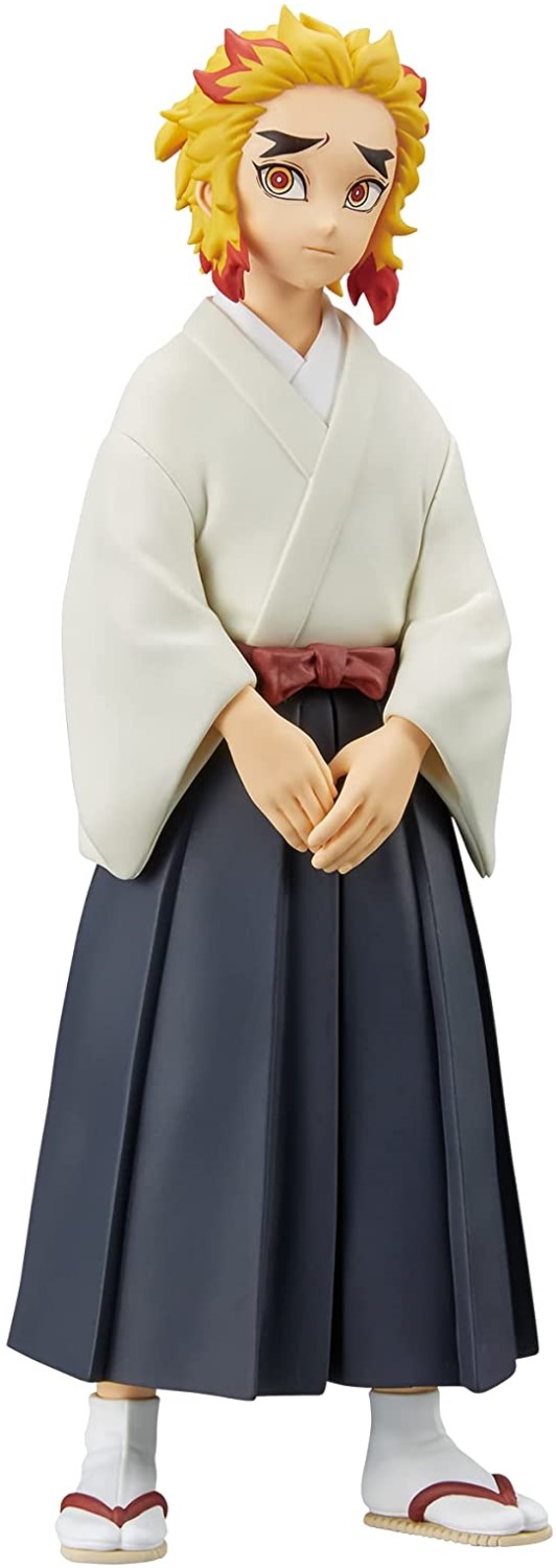 Statuetă Banpresto Animation: Demon Slayer - Senjuro Rengoku (Ver. B), 15 cm