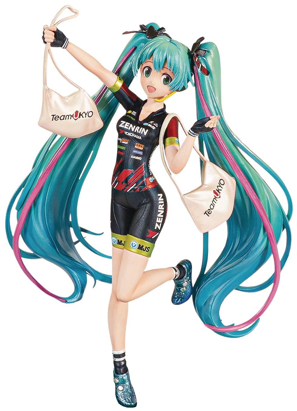 Statuetă Banpresto Animation: Hatsune Miku - Hatsune Miku (Chronicle Racing 2019), 17 cm