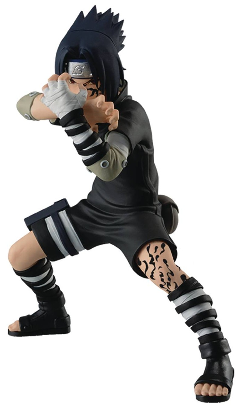 Statuetă Banpresto Animation: Naruto - Uchiha Sasuke (Vibration Stars), 12 cm