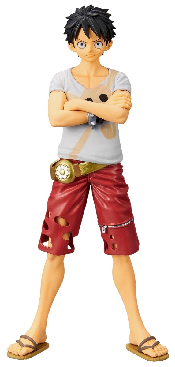 Statuetă Banpresto Animation: One Piece - Luffy (Vol.6) (DXF) (The Grandline Men), 15 cm