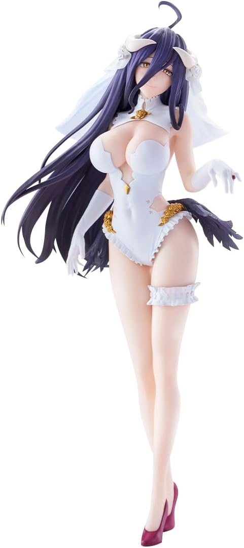 Statuetă Banpresto Animation: Overlord - Albedo (Glitter & Glamorous) (Wedding Ver.), 27 cm