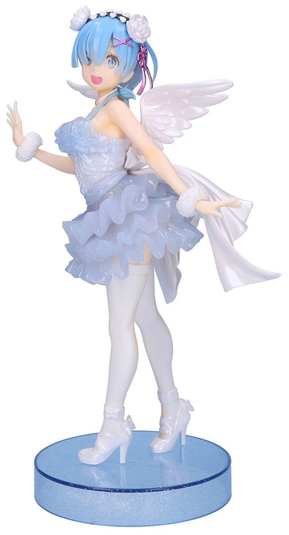 Statuetă Banpresto Animation: Re:Zero Starting Life in Another World - Rem (Clear & Dressy), 22 cm