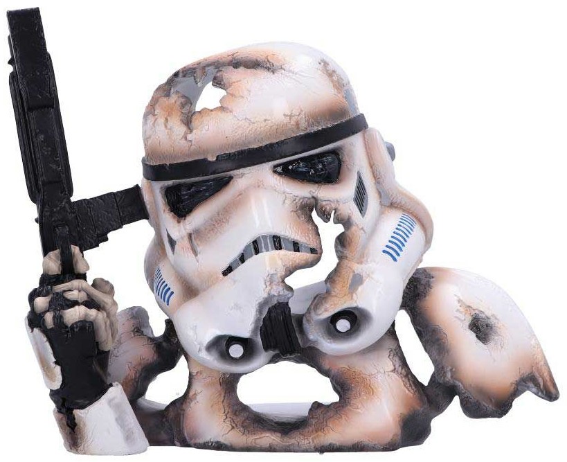 Statuetă bust Nemesis Now Movies: Star Wars - Blasted Stormtrooper, 23 cm