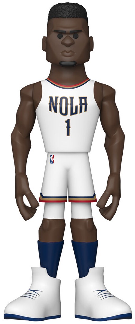 Statuetă Funko Gold Sports: Basketball - Zion Williamson (New Orleans Pelicans), 30 cm