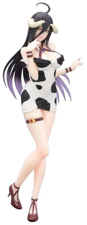 Statuetă FuRyu Animation: Overlord - Albedo (Mini Dress Cow Pattern Ver.) (Trio-Try-iT), 21 cm