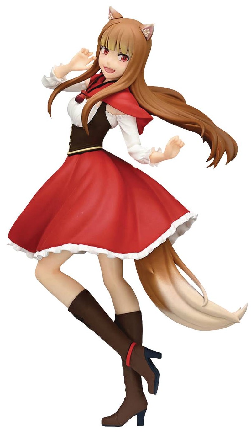 Statuetă FuRyu Animation: Spice and Wolf - Holo (Red Hood Ver.), 21 cm