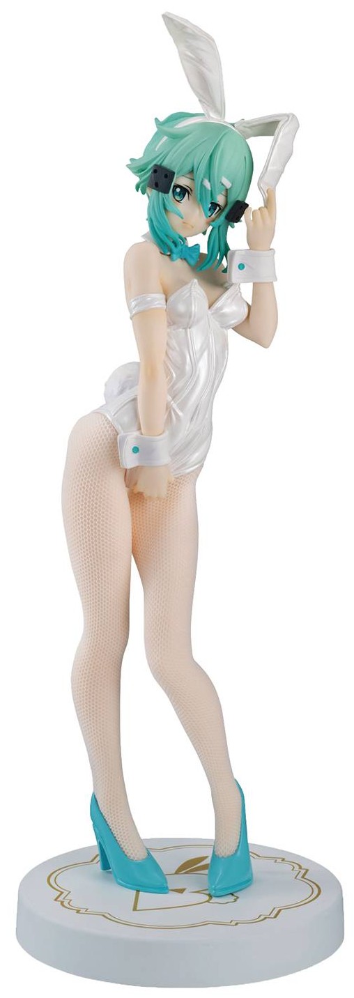 Statuetă FuRyu Animation: Sword Art Online - Sinon (BiCute Bunnies) (White Pearl Ver.), 28 cm